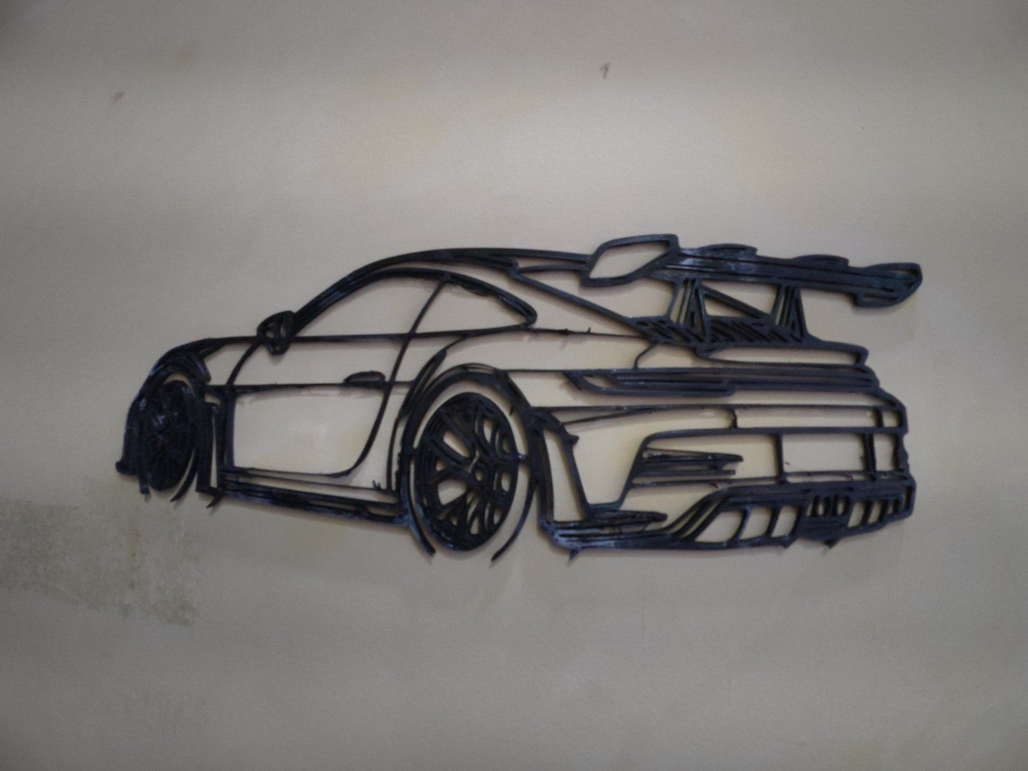 Wall Car – 3D Printed Wall-Mounted Car Decor for Home & Office