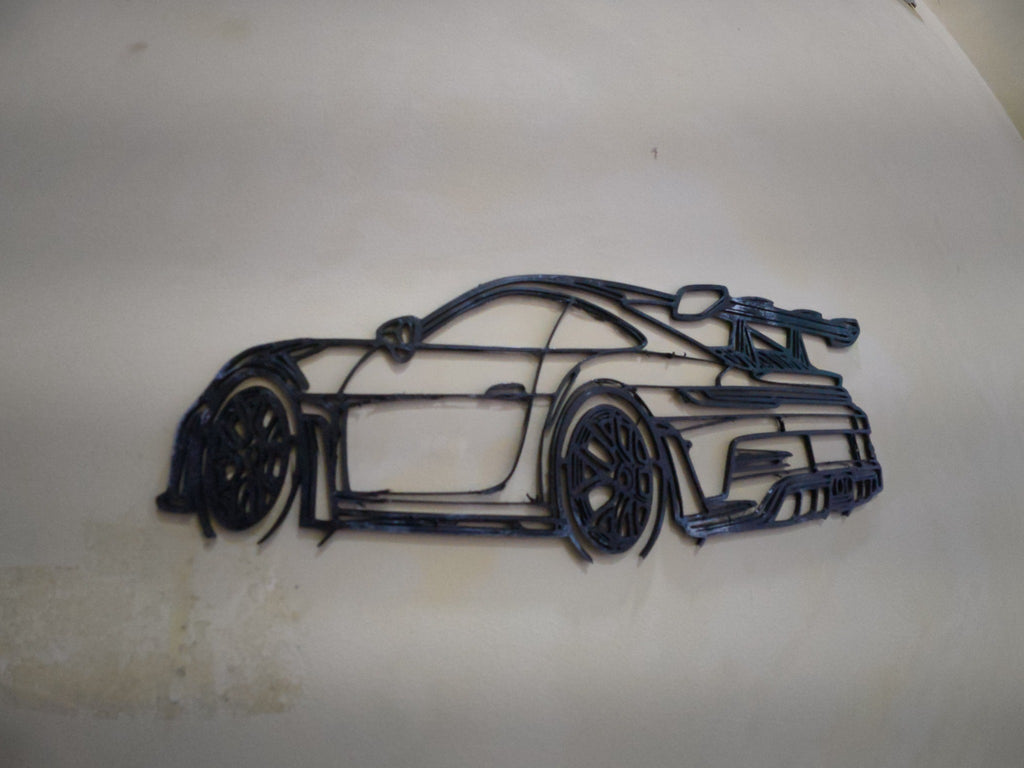 Wall Car – 3D Printed Wall-Mounted Car Decor for Home & Office